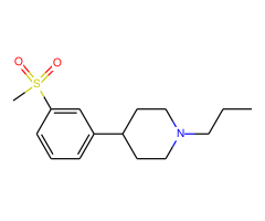 4-(3-(Methylsulfonyl)phenyl)-1-propylpiperidine