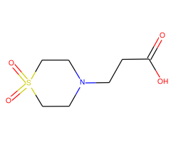 3-(1,1-dioxidothiomorpholin-4-yl)propanoic acid