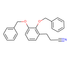 3-[2,3-di(benzyloxy)phenyl]propanenitrile