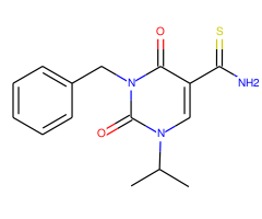 3-benzyl-1-isopropyl-2,4-dioxo-1,2,3,4-tetrahydropyrimidine-5-carbothioamide