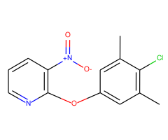 2-(4-chloro-3,5-dimethylphenoxy)-3-nitropyridine