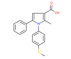 2-methyl-1-[4-(methylthio)phenyl]-5-phenyl-1H-pyrrole-3-carboxylic acid