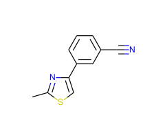 3-(2-methyl-1,3-thiazol-4-yl)benzonitrile