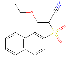 3-ethoxy-2-(2-naphthylsulfonyl)acrylonitrile