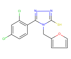 5-(2,4-dichlorophenyl)-4-(2-furylmethyl)-4H-1,2,4-triazole-3-thiol