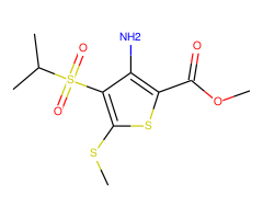 methyl 3-amino-4-(isopropylsulfonyl)-5-(methylthio)thiophene-2-carboxylate