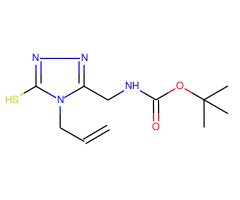 tert-butyl N-[(4-allyl-5-mercapto-4H-1,2,4-triazol-3-yl)methyl]carbamate