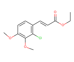 ethyl 3-(2-chloro-3,4-dimethoxyphenyl)acrylate