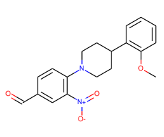 4-[4-(2-methoxyphenyl)piperidino]-3-nitrobenzaldehyde