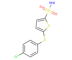 5-[(4-chlorophenyl)thio]thiophene-2-sulfonamide