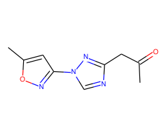 1-[1-(5-methylisoxazol-3-yl)-1H-1,2,4-triazol-3-yl]acetone