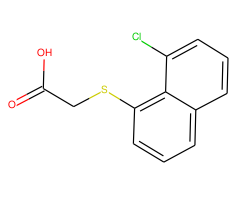 2-[(8-chloro-1-naphthyl)thio]acetic acid