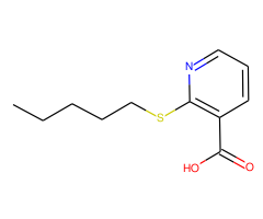 2-(Pentylthio)nicotinic acid