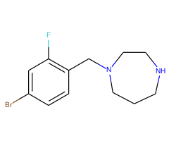 1-(4-bromo-2-fluorobenzyl)-1,4-diazepane