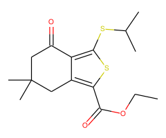 ethyl 3-(isopropylthio)-6,6-dimethyl-4-oxo-4,5,6,7-tetrahydrobenzo[c]thiophene-1-carboxylate