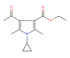 ethyl 4-acetyl-1-cyclopropyl-2,5-dimethyl-1H-pyrrole-3-carboxylate