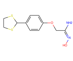 2-[4-(1,3-dithiolan-2-yl)phenoxy]-N'-hydroxyethanimidamide