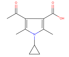 4-acetyl-1-cyclopropyl-2,5-dimethyl-1H-pyrrole-3-carboxylic acid