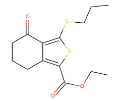 ethyl 4-oxo-3-(propylthio)-4,5,6,7-tetrahydro-2-benzothiophene-1-carboxylate