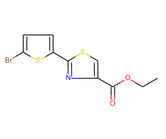 ethyl 2-(5-bromothien-2-yl)-1,3-thiazole-4-carboxylate