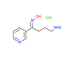 (E)-N-[4-amino-1-(pyridin-3-yl)butylidene]hydroxylamine hydrochloride