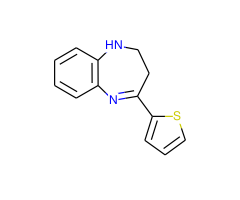 4-(thiophen-2-yl)-2,3-dihydro-1H-1,5-benzodiazepine