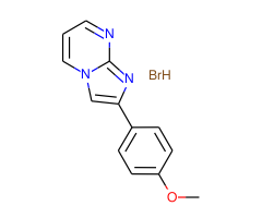 2-(4-methoxyphenyl)imidazo[1,2-a]pyrimidine hydrobromide