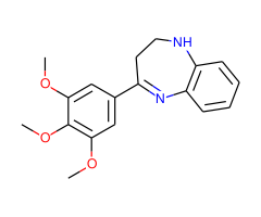 4-(3,4,5-trimethoxyphenyl)-2,3-dihydro-1H-1,5-benzodiazepine