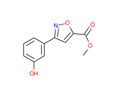 methyl 3-(3-hydroxyphenyl)-1,2-oxazole-5-carboxylate