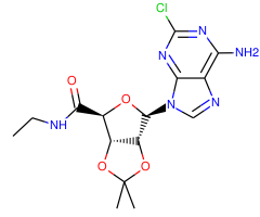 (3AS,4R,6S)-4-(6-AMINO-2-CHLOROPURIN-9-YL)-N-ETHYL-2,2-DIMETHYL-3A,4,6,6A-TETRAHYDROFURO[3,4-D][1,3]DIOXOLE-6-CARBOXAMIDE