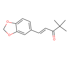 1-(3,4-METHYLENEDIOXYPHENYL)-4,4-DIMETHYL-PENT-1-EN-3-ONE