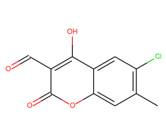 6-Chloro-4-hydroxy-7-methyl-2-oxo-2H-chromene-3-carbaldehyde