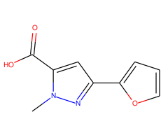 3-(2-furyl)-1-methyl-1H-pyrazole-5-carboxylic acid