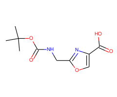 2-{[(tert-butoxycarbonyl)amino]methyl}-1,3-oxazole-4-carboxylic acid