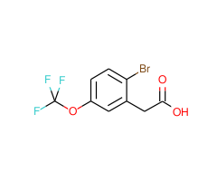 2-BROMO-5-(TRIFLUOROMETHOXY)PHENYLACETIC ACID