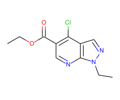 ethyl 4-chloro-1-ethyl-1H-pyrazolo[3,4-b]pyridine-5-carboxylate