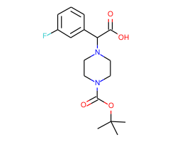 2-(4-Boc-piperazinyl)-2-(3-fluorophenyl)acetic acid