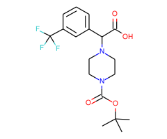 2-(4-Boc-piperazinyl)-2-(3-trifluoromethylphenyl)acetic acid