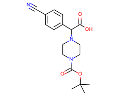 2-(4-Boc-piperazinyl)-2-(4-cyanophenyl)acetic acid