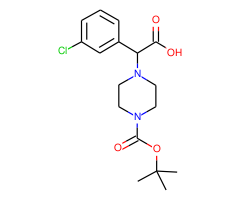 2-(4-Boc-piperazinyl)-2-(3-chlorophenyl)acetic acid