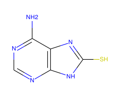 6-AMINO-9H-PURINE-8-THIOL