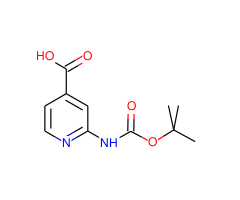 2-((tert-Butoxycarbonyl)amino)isonicotinic acid