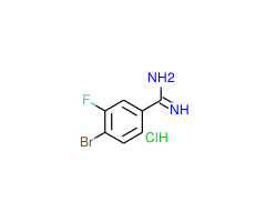 4-Bromo-3-fluorobenzimidamide hydrochloride