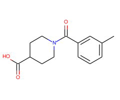 1-(3-methylbenzoyl)piperidine-4-carboxylic acid