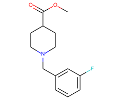 Methyl 1-[(3-fluorophenyl)methyl]piperidine-4-carboxylate