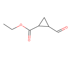 Ethyl 2-formylcyclopropanecarboxylate, predominantly trans