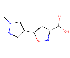 5-(1-methyl-1H-pyrazol-4-yl)isoxazole-3-carboxylic acid