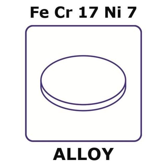 Stainless Steel-17-7PH alloy, FeCr17Ni7