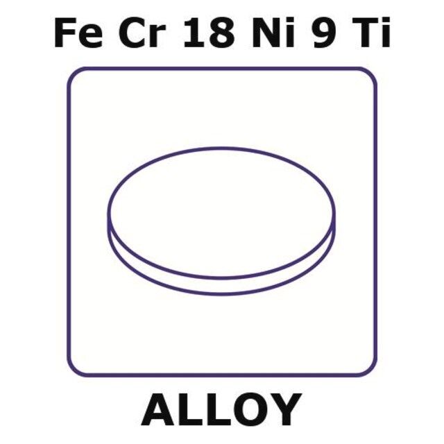 Stainless Steel-AISI 321 alloy, FeCr18Ni9Ti