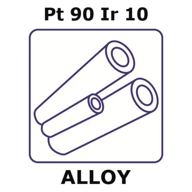 Platinum-iridium alloy, Pt90Ir10